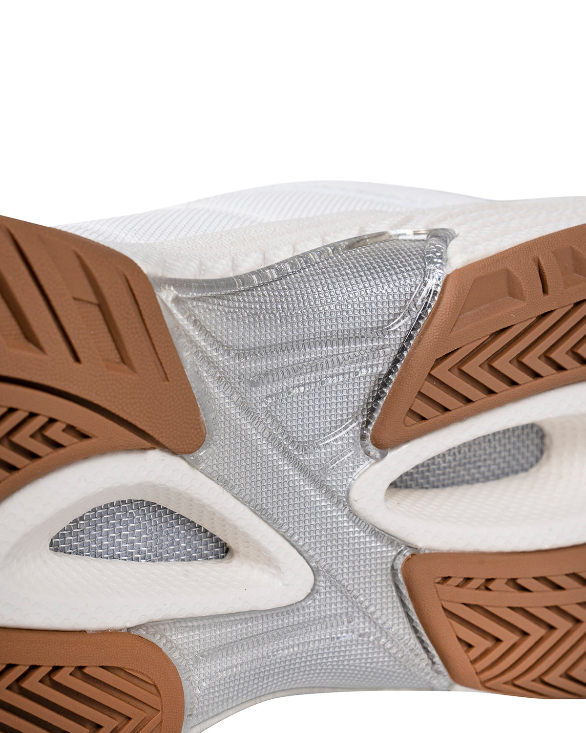 Teuton ST2 All Court shoe Light Grey - studio upper detail close-up